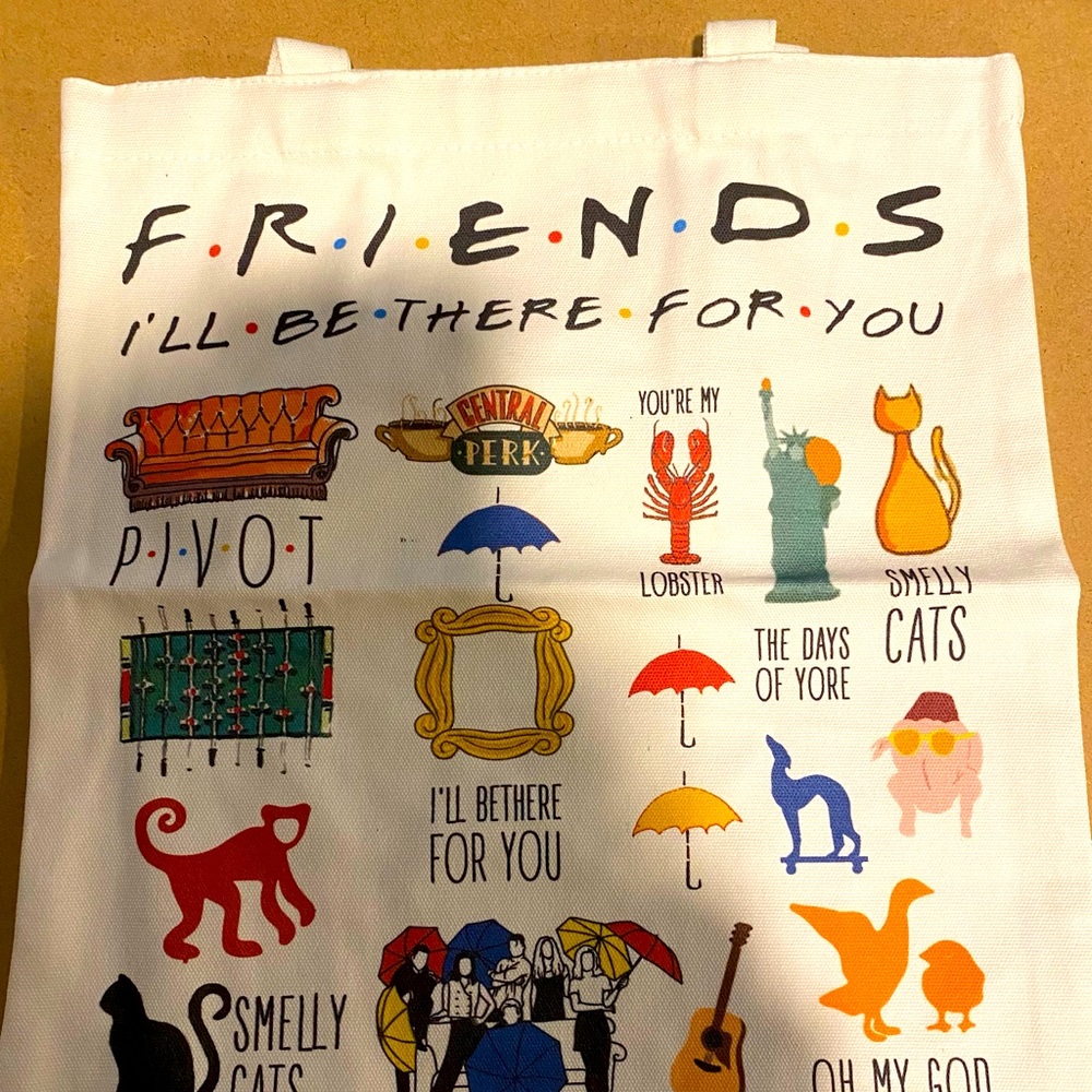 Friends Reusable Tote Bag | Canvas Tote Bag | Eco-Friendly Bag | Frida Khalo Bag